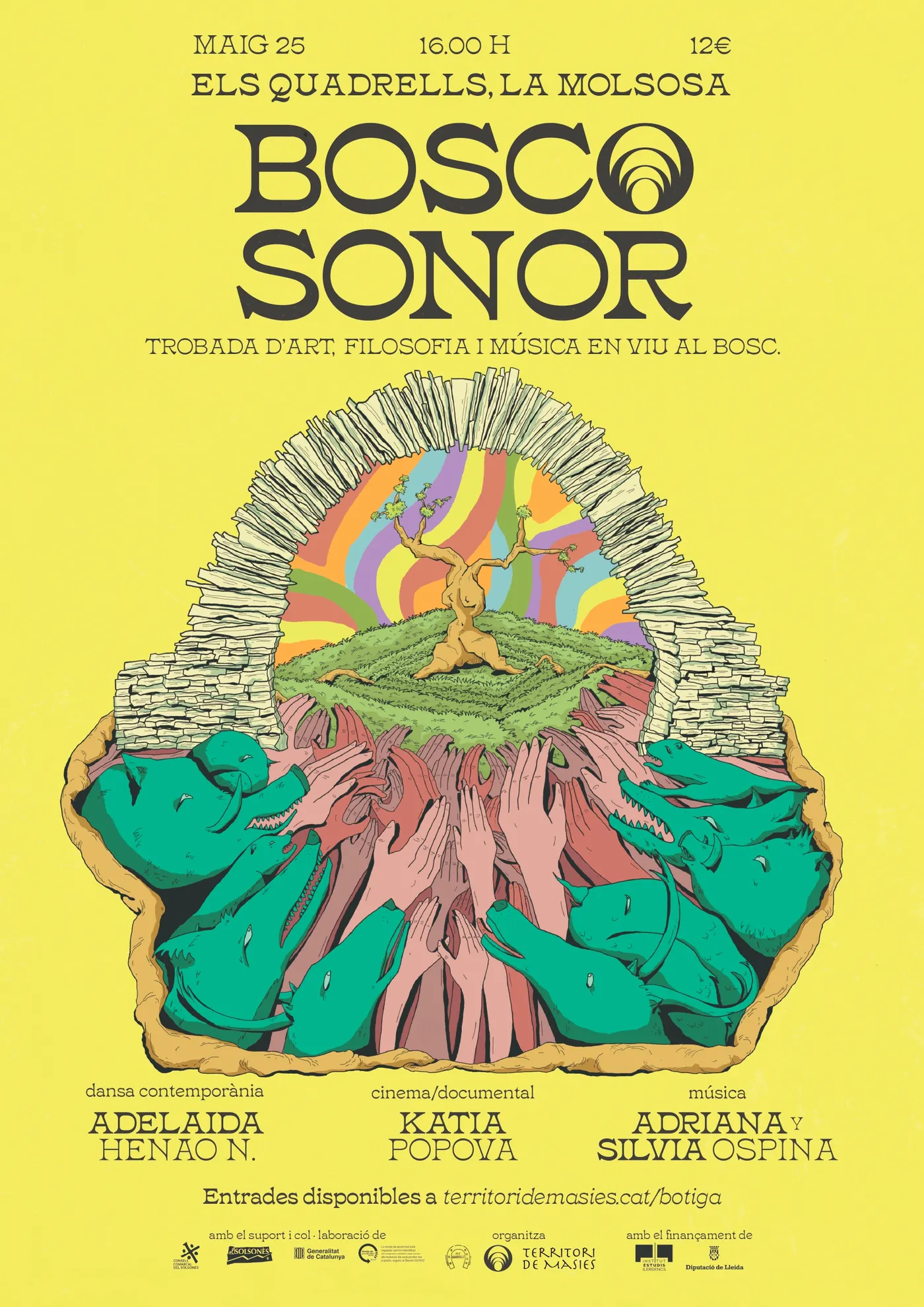 Els Quadrells, a La Molsosa, acollirà la segona edició de Bosc(o) Sonor el dia 25
