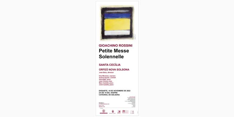 L'Orfeó Nova Solsona interpretarà la Petite Messe Solennelle de Rossini per Santa Cecília