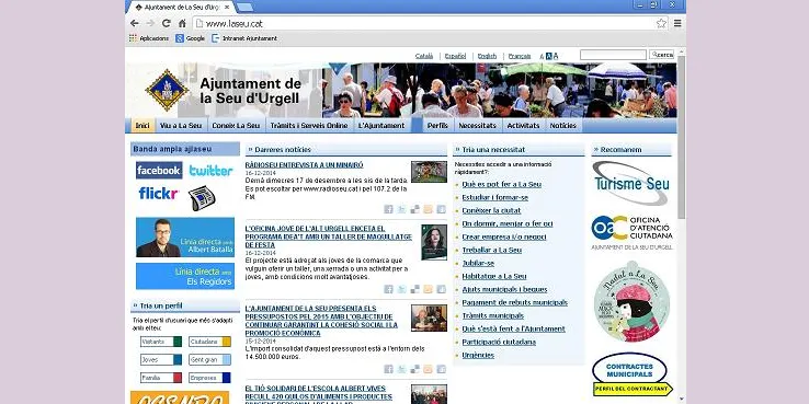 L'Ajuntament de la Seu rep el Segell Infoparticipa de transparència en comunicació pública