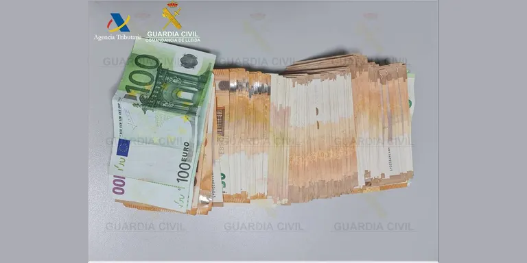 Decomís de 18.940 euros en un control a la Farga de Moles