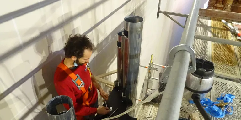 L’orgue de Valls encara el seu darrer mes de construcció