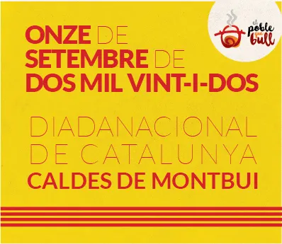 Caldes recuperarà enguany el programa habitual de la Diada de l'11 de Setembre