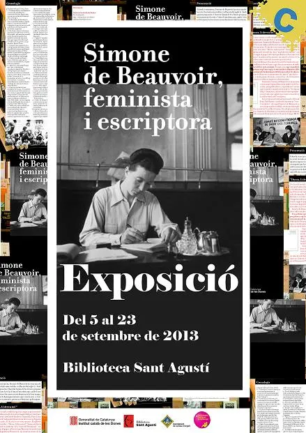 La Biblioteca Sant Agustí acull una exposició sobre Simone de Beauvoir