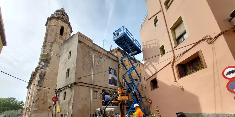 Comencen els estudis geotècnics a la Muralla de Sant Francesc