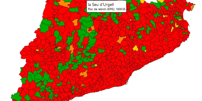 El Sant Hospital té cinc ingressats amb coronavirus i el risc de rebrot supera els 1.800 punts a la Seu i a l'Alt Urgell