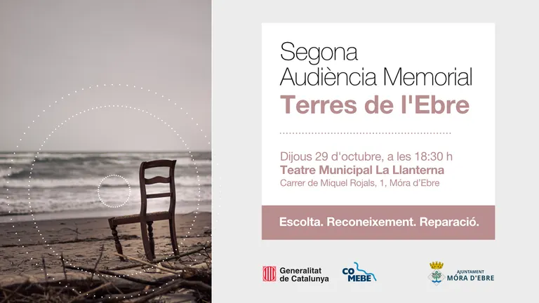 Nou testimonis compartiran a Móra d'Ebre les memòries familiars de la Guerra Civil i la dictadura