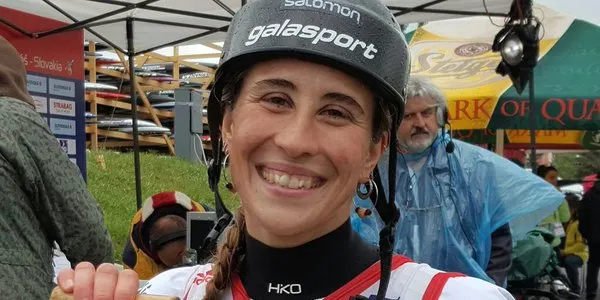 Núria Vilarrubla, campiona d'Europa 2016 d'eslàlom en C1 femení