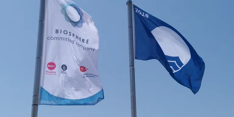 Pineda enceta la temporada de platja amb la Bandera Blava i la certificació Biosphere