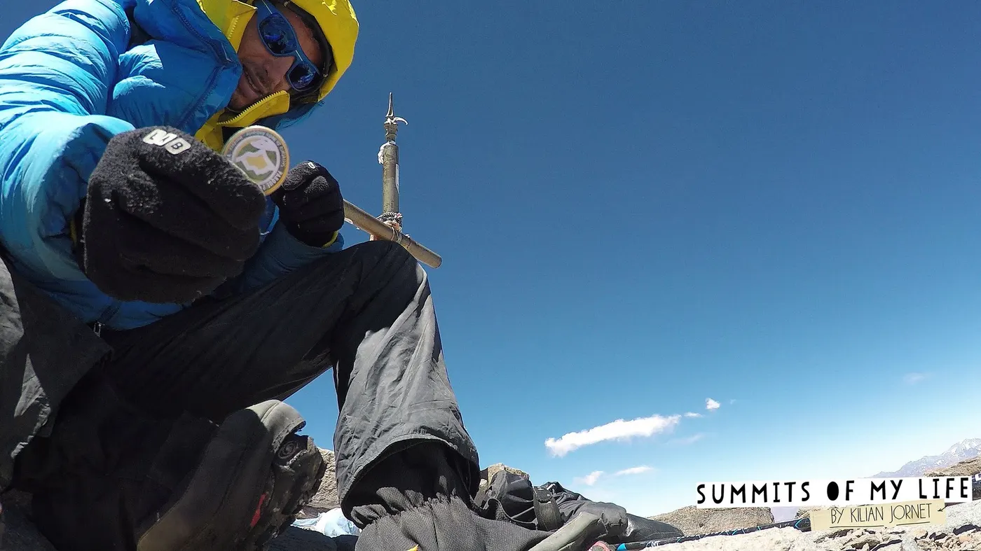 Kilian Jornet, a l'Aconcagua