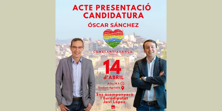 El PSC de Constantí presentarà avui la seva llista per a les eleccions municipals