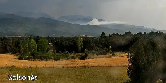 Estabilitzat l’incendi forestal de la Vall d’Ora, a Navès
