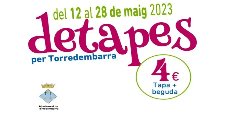 Del 12 al 28 de maig, nova edició del 'Detapes per Torredembarra'
