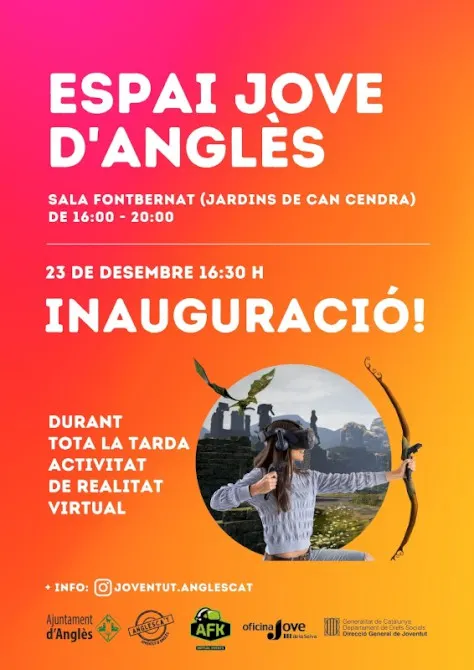 Anglès inaugurarà un Espai Jove amb activitats de realitat virtual
