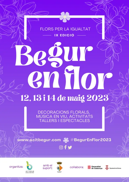 Arriba la novena edició de Begur en Flor per a guarnir, un any més, els carrers, places i racons del municipi amb flors, colors i alegria