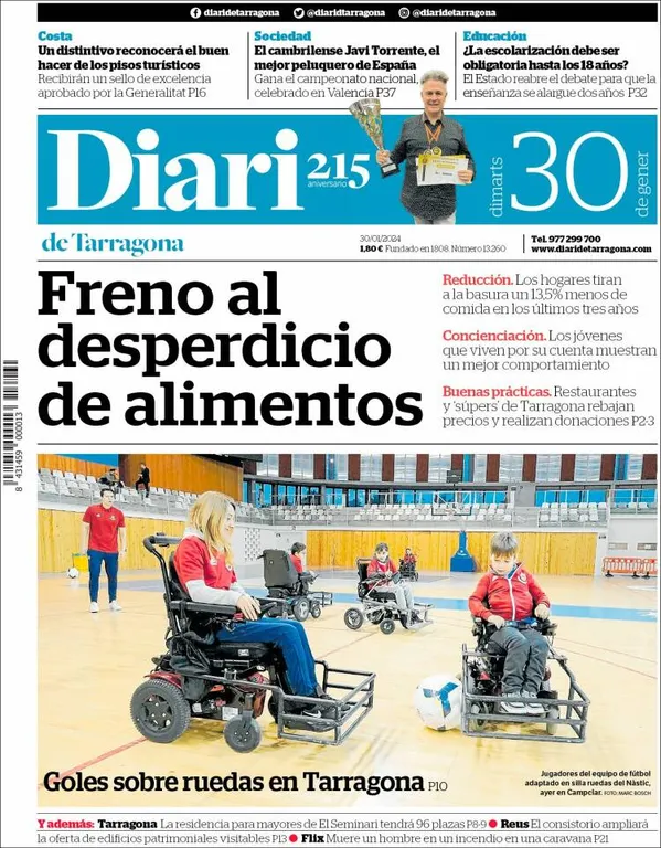 Cop d'ull als diaris d'aquest dimarts 30 de gener
