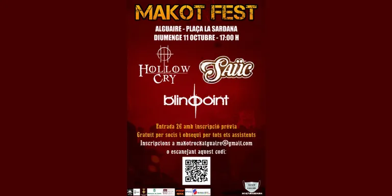 MAKOT ROCK i el CONCURS DE BANDES 2020 a Alguaire