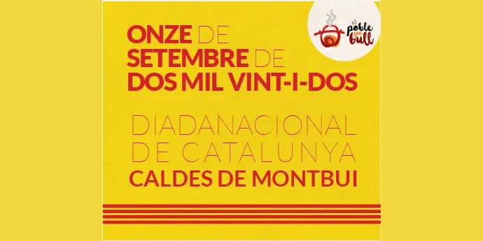 Caldes recuperarà enguany el programa habitual de la Diada de l'11 de Setembre