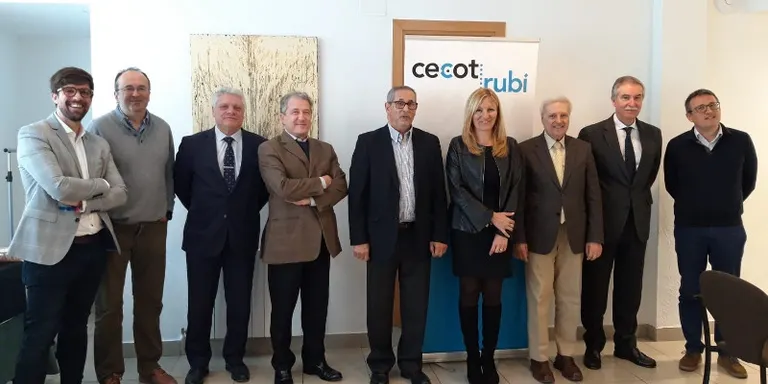 L’alcaldable del PSC recull les propostes econòmiques de CECOT Rubí