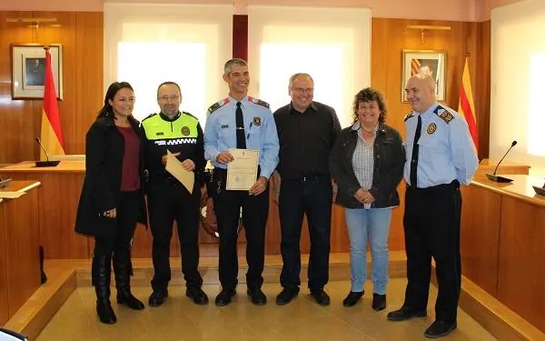 La Policia Local d’Altafulla reconeix la tasca dels seus efectius en el marc de la Festa Major de Sant Martí