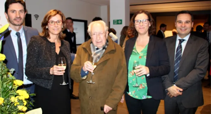 A la inauguració es va homenatjar Joaquim Cassà (foto: Caixabank)