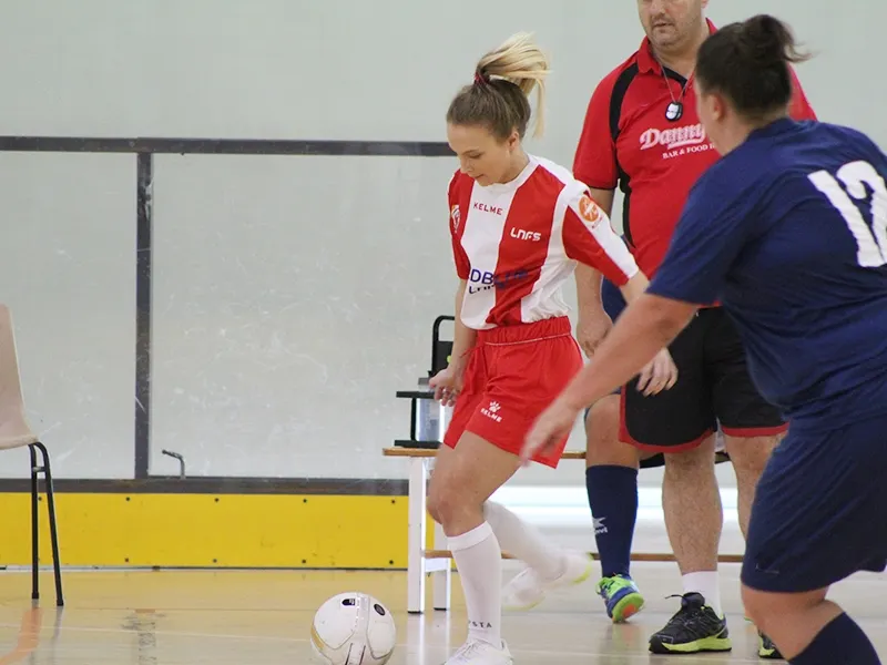 La jugadora de l'Esportiu femení Natalia / Arxiu