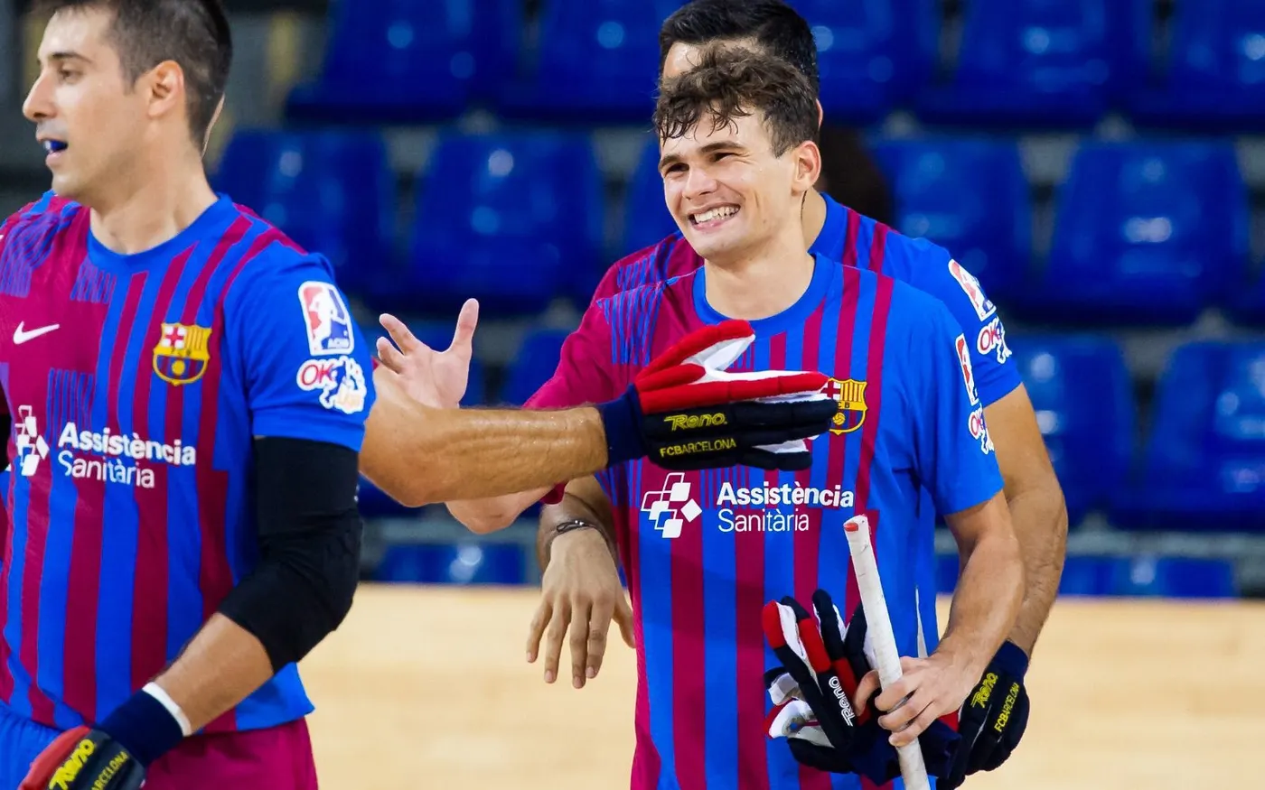 Debut somiat del vilassarenc Oriol Llenas al primer equip del Barça d’hoquei