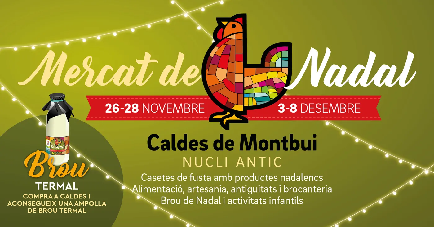 Tot a punt per l'encesa del Nadal a Caldes, aquest divendres