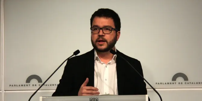 El Secretari General d'Economia, Pere Aragonès, convençut que s'aprovaran els pressupostos de la Generalitat