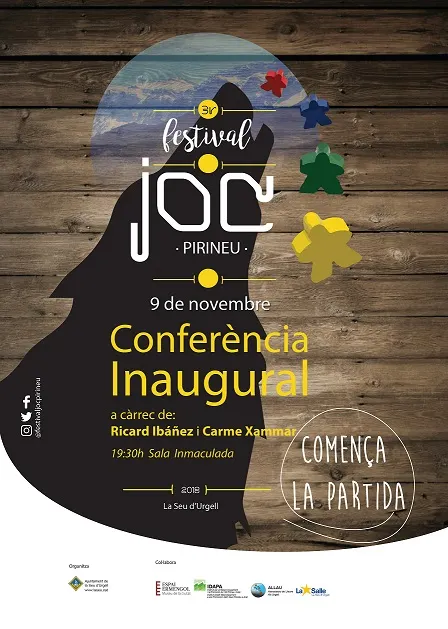 El creador del primer joc de rol a l’Estat inaugurarà la tercera edició del Festival del Joc del Pirineu