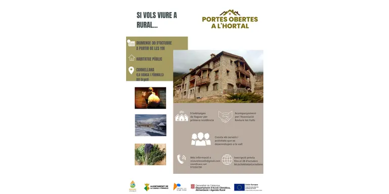 La Vansa i Fórnols ofereix habitatge públic per a primera residència