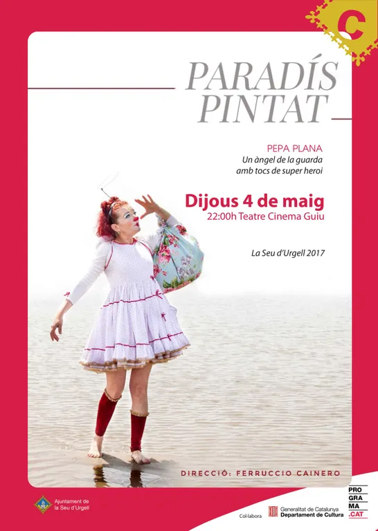 La pallassa Pepa Plana porta a la Seu l'espectacle 'Paradís Pintat'