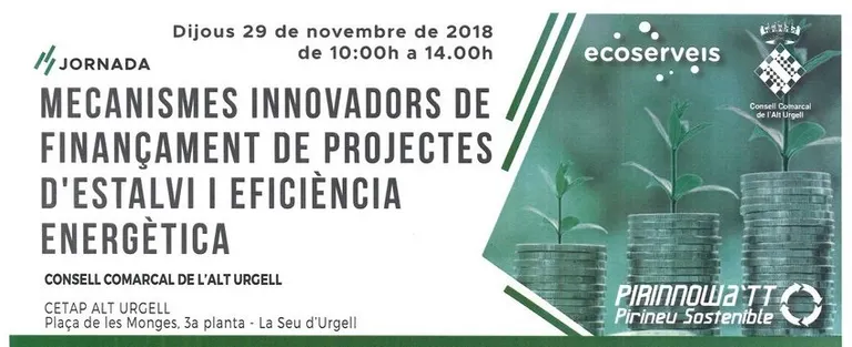 Jornada a la Seu sobre finançament de projectes d'estalvi energètic
