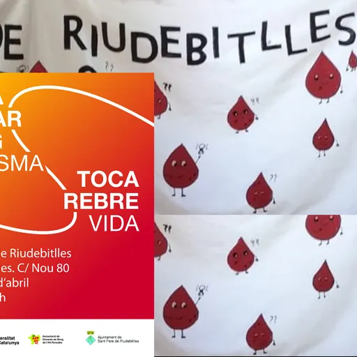 Toca donar sang i plasma el dilluns 20 d’abril a Sant Pere de Riudebitlles