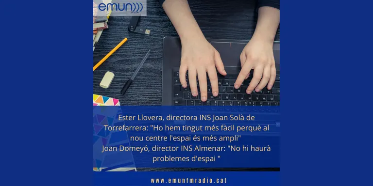 Els Instituts d'Almenar i Joan Solà de Torrefarrera a punt per l'inici del nou curs.