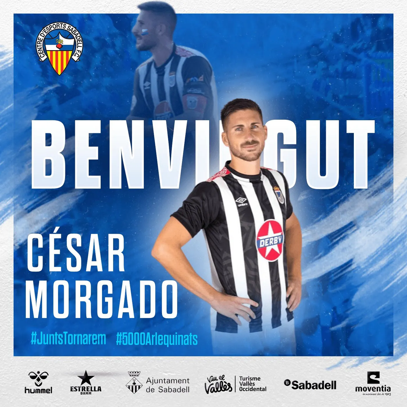 El CE Sabadell oficialitza l'arribada del central extremeny Cesar Morgado