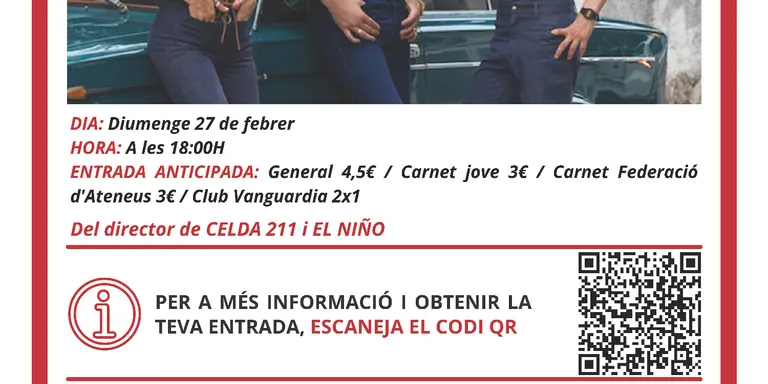 Diumege es projecta al centre el film "Las leyes de la Frontera"