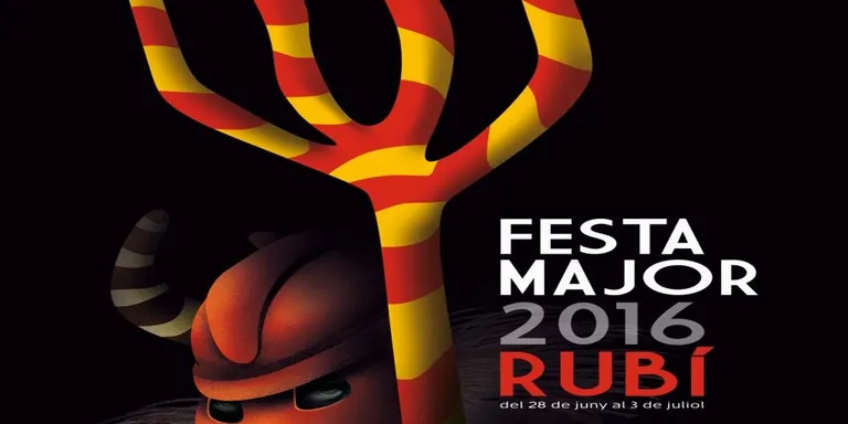 El diablot de les Gitanes de l’Esbart, al cartell de Festa Major 2016