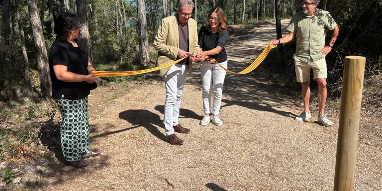 Inauguren el tram de la Via Blava del Cardener al pantà de Sant Ponç