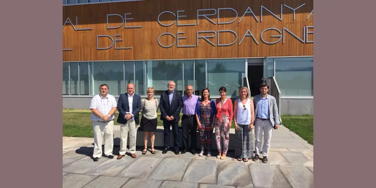 Diputats del Parlament basc visiten l'Hospital Transfronterer de Cerdanya