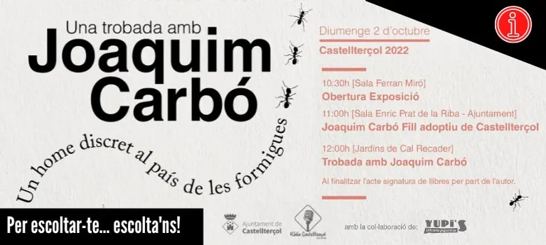 Una trobada amb Joaquim Carbó