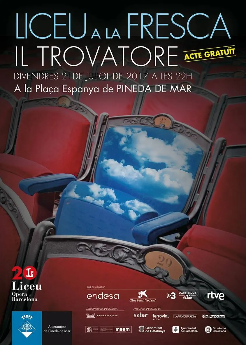 Liceu a la Fresca, gratuït, divendres a Pineda amb "Il Trovatore" de Verdi