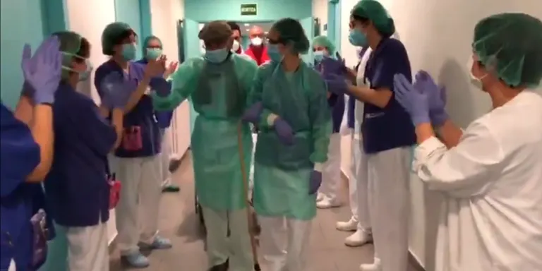 Un padrí de 93 anys, primera alta del Sant Hospital de la Seu d’Urgell per COVID-19