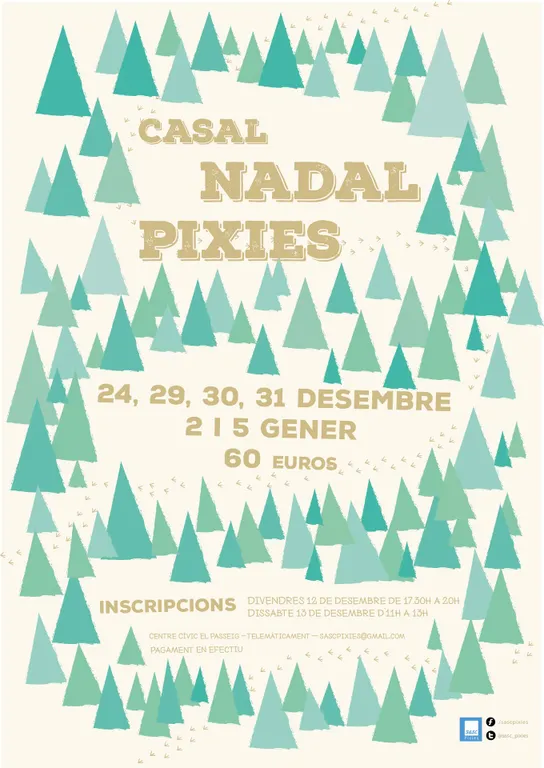 Inscripcions obertes per al Casal de Nadal dels Pixies