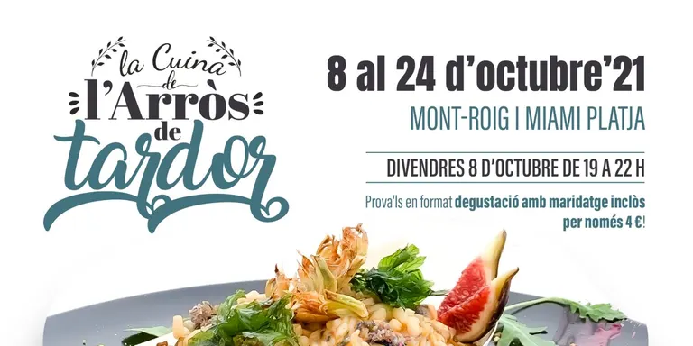 Mont-roig i Miami Platja organitzen les cinquenes Jornades Gastronòmiques de la cuina de l’arròs