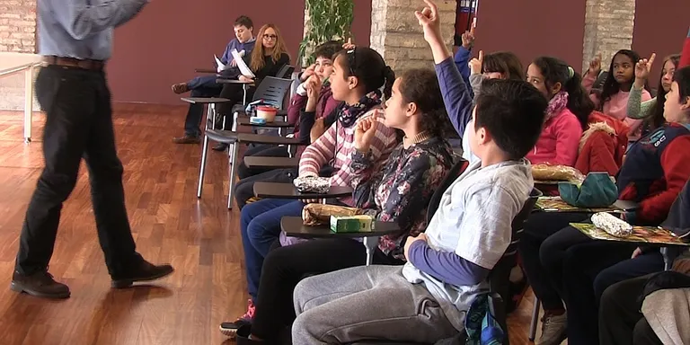 Els alumnes de 5è del Pau Casals aprenen els valors de l'emprenedoria