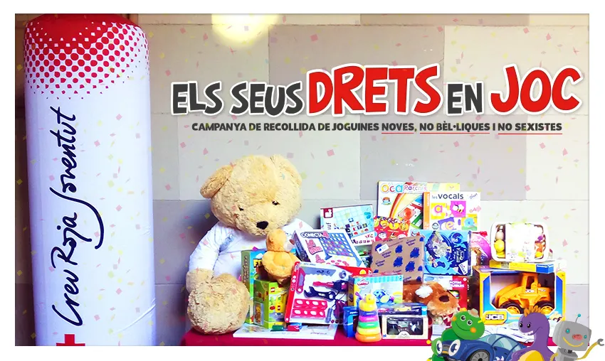Fins el 30 de desembre, campanya solidària de recollida de joguines de Creu Roja