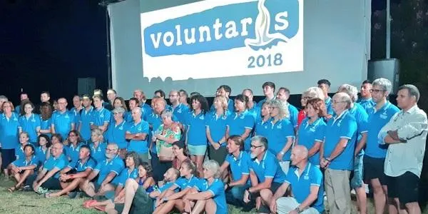 L’Ajuntament d’Altafulla agraeix la tasca dels voluntaris de Tarragona 2018 amb un sopar a la Piscina Municipal