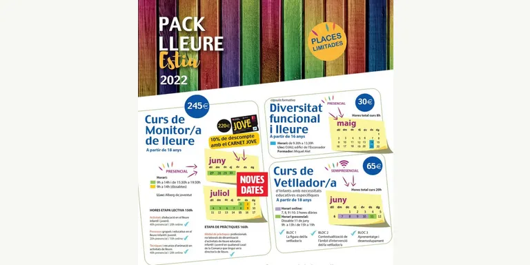 Noves dates per al curs de monitor de lleure a l'Oficina Jove de l'Alt Urgell