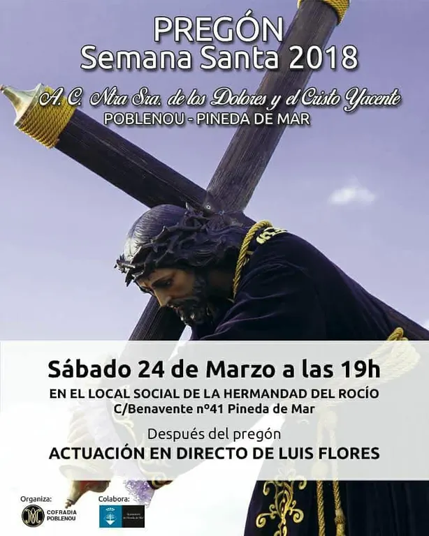 Pregó de Setmana Santa de la Hdad. Nuestra Señora del Rocio de Pineda