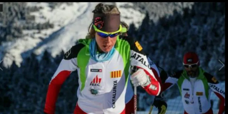 Laura Orgué, campiona d'Espanya de Cronoescalada